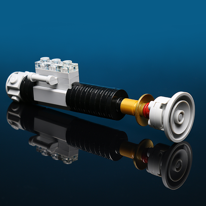 Old Ben Mini Lightsaber Building Kit made using LEGO parts - B3 Customs (Online Order Only)