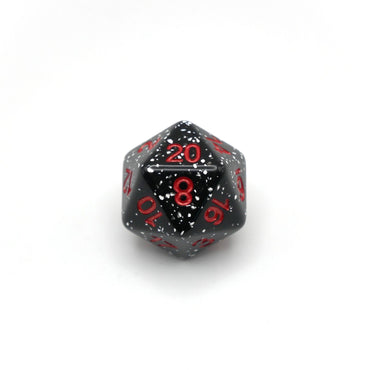 Obsidian Malphite - 7 Piece DnD Dice Set | Acrylic RPG Gaming Dice (ONLINE ORDER ONLY)