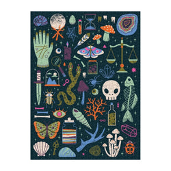 Occult & Curious 1000 Piece Glow in the Dark Jigsaw Puzzle Galison (ONLINE ORDER ONLY)