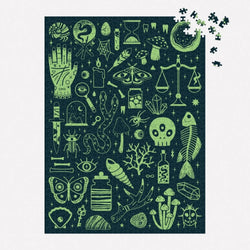 Occult & Curious 1000 Piece Glow in the Dark Jigsaw Puzzle Galison (ONLINE ORDER ONLY)