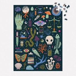 Occult & Curious 1000 Piece Glow in the Dark Jigsaw Puzzle Galison (ONLINE ORDER ONLY)