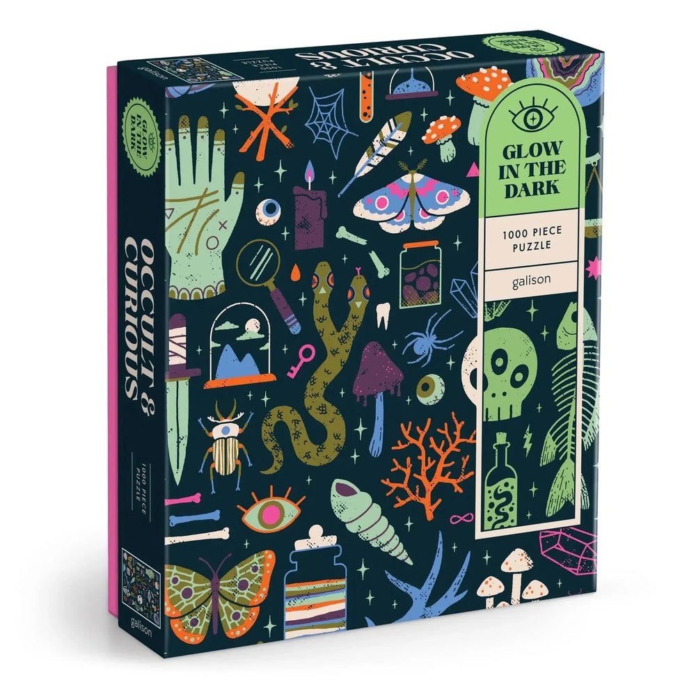 Occult & Curious 1000 Piece Glow in the Dark Jigsaw Puzzle Galison (ONLINE ORDER ONLY)