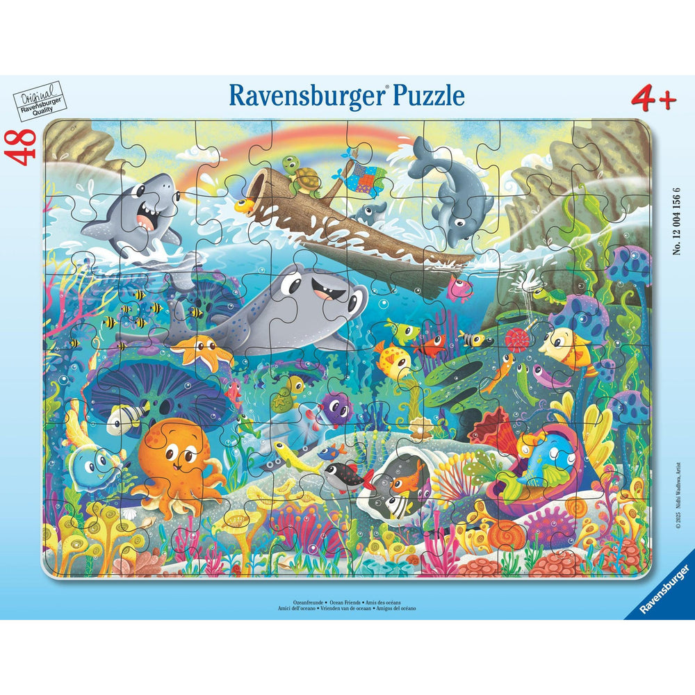 Ocean Friends 48 Piece Tray Jigsaw Puzzle Ravensburger (ONLINE ORDER ONLY)