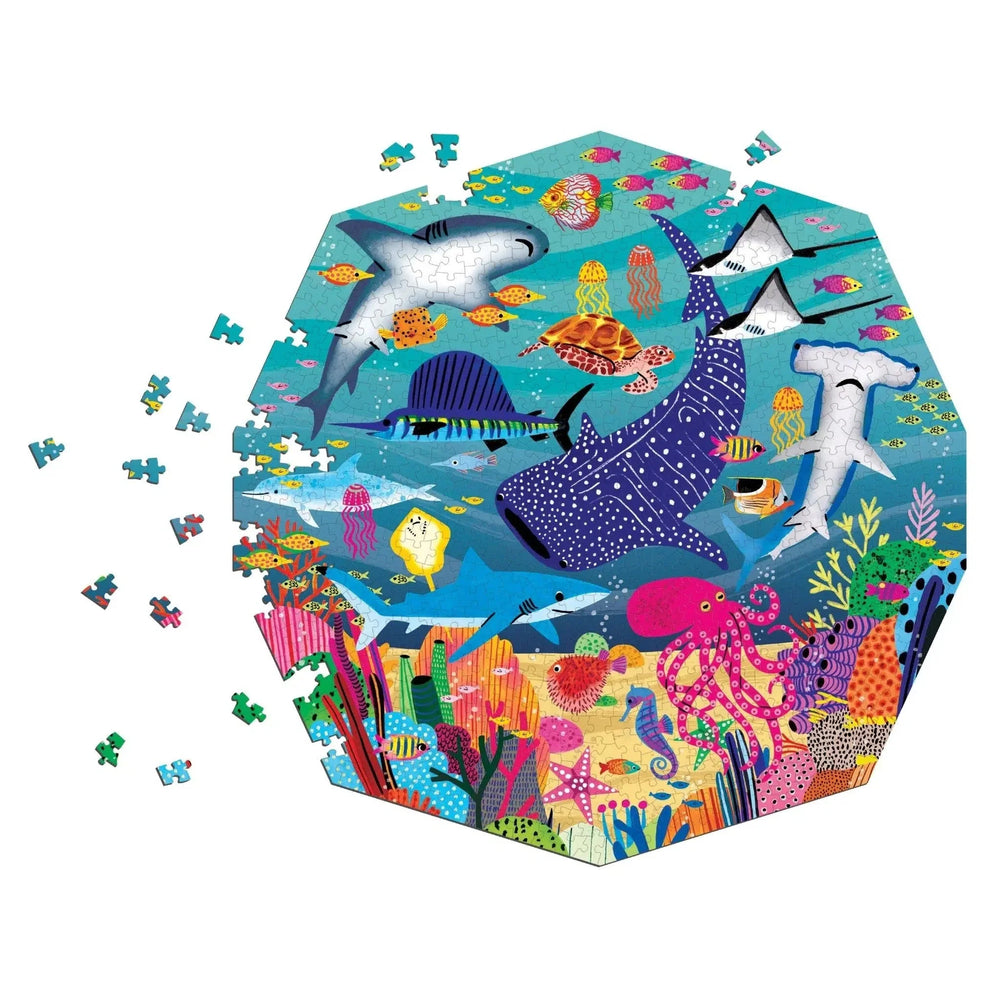 Ocean Terrarium 750 Piece Shaped Jigsaw Puzzle Mudpuppy (ONLINE ORDER ONLY)