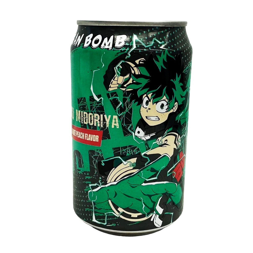 Ocean Bomb My Hero Academia Izuku Midoriya Sparkling White Peach Flavor (330ml)(Taiwan) (ONLINE ORDER ONLY)