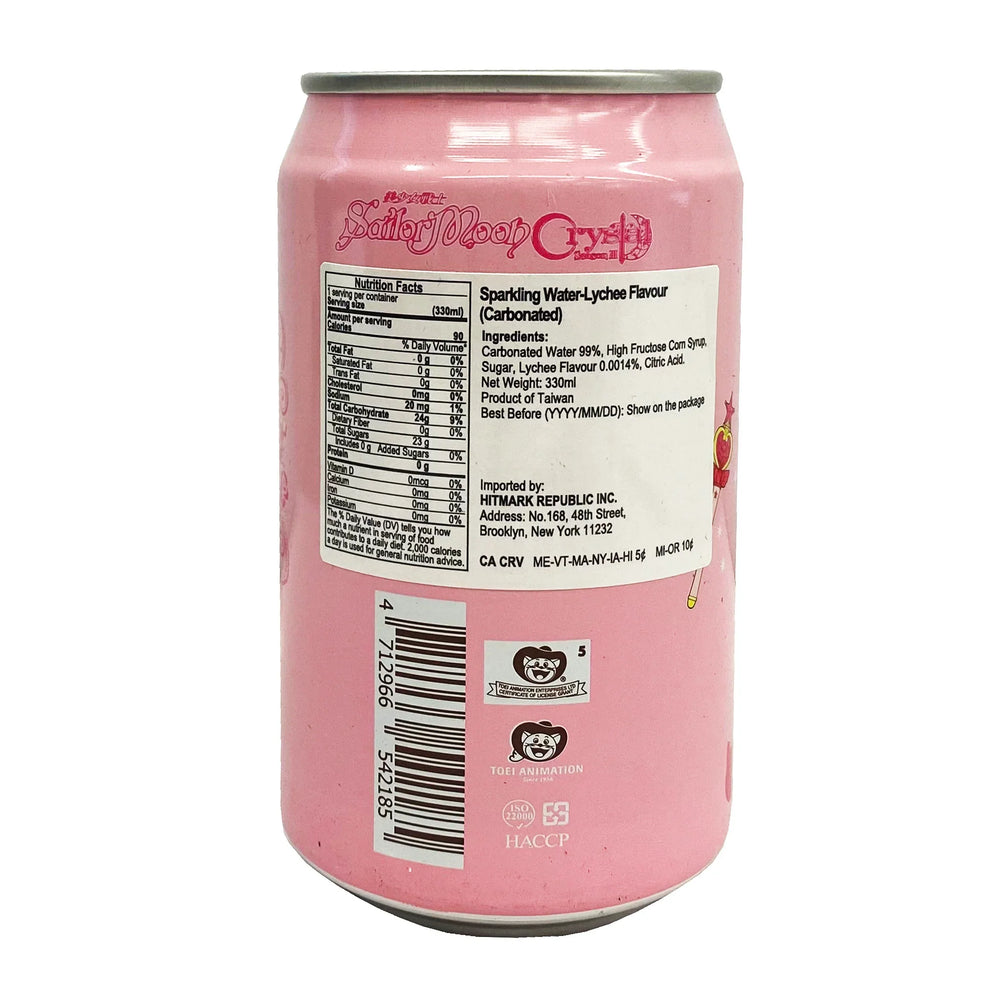 Ocean Bomb Sailor Moon Sparkling Water Lychee Flavor (330ml) Taiwan) (ONLINE ORDER ONLY)