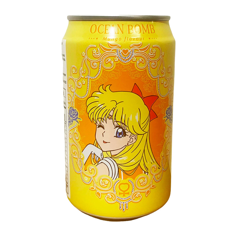 Ocean Bomb Sailor Moon Sparkling Water Mango Flavor (330ml) (Taiwan) (ONLINE ORDER ONLY)