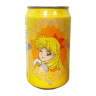 Ocean Bomb Sailor Moon Sparkling Water Mango Flavor (330ml) (Taiwan) (ONLINE ORDER ONLY)