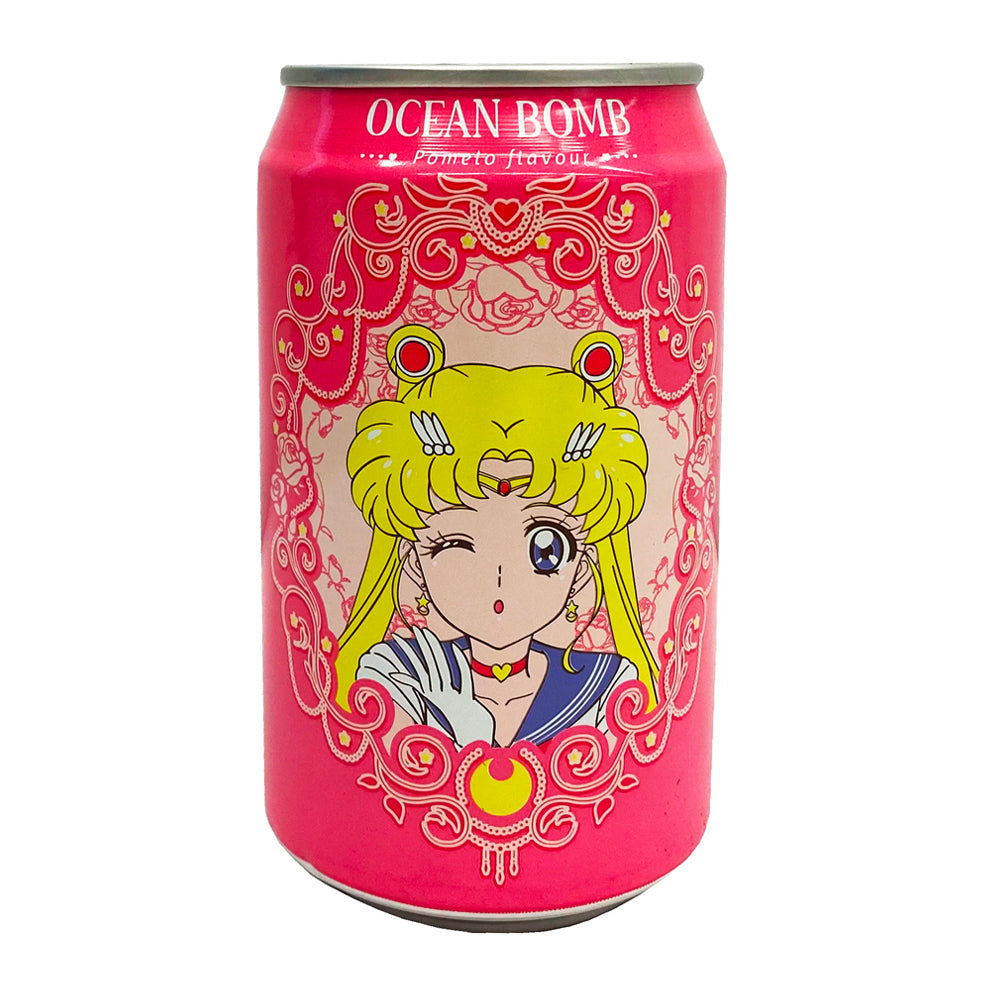 Ocean Bomb Sailor Moon Sparkling Water Pomelo Flavor (330ml) (Taiwan) (ONLINE ORDER ONLY)