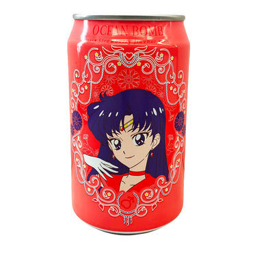 Ocean Bomb Sailor Moon Sparkling Water Strawberry Flavor (330ml) (Taiwan) (ONLINE ORDER ONLY)