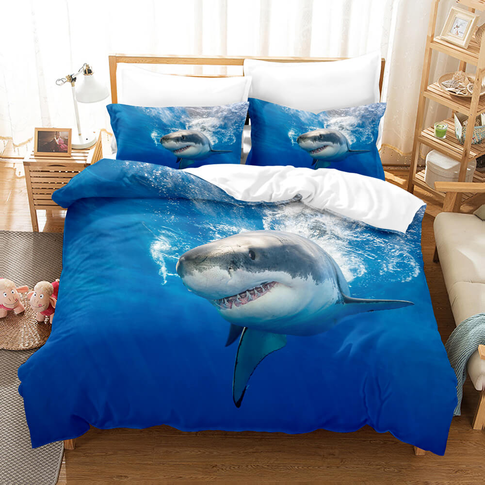 Ocean Dolphin Bedding Set Quilt Cover Without Filler (Online Order Only)