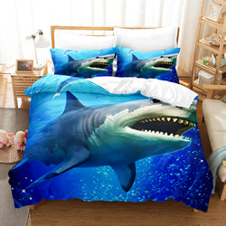 Ocean Dolphin Bedding Set Quilt Cover Without Filler (Online Order Only)