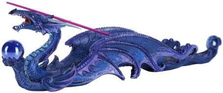 Ocean Dragon with Orb Statue Incense Burner (Online Order Only)