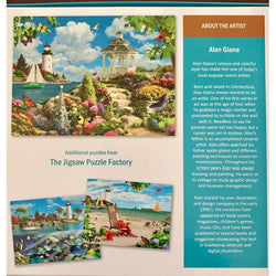 Oceanside Park Costal Lighthouses 1000 Piece Jigsaw Puzzle Leap Year (ONLINE ORDER ONLY)