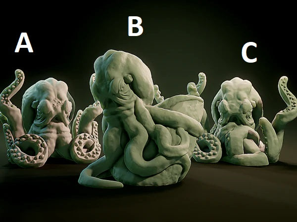 3D Printed Nafarrate Octopus Lovecraftian Bestiary 28 32 mm D&D (Online Only)