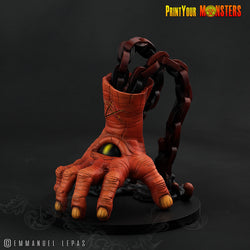 3D PrintedPrint your Monster The Abyssal Hand Horrors - Oculomains Chained Guardians 28mm 32mm D&D (Online Only)