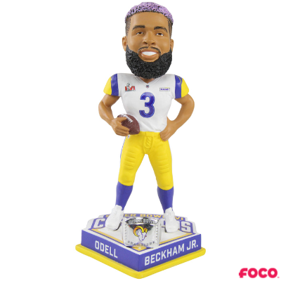 Los Angeles Rams Super Bowl LVI 56 Champions Bobbleheads (ONLINE ORDER ONLY)