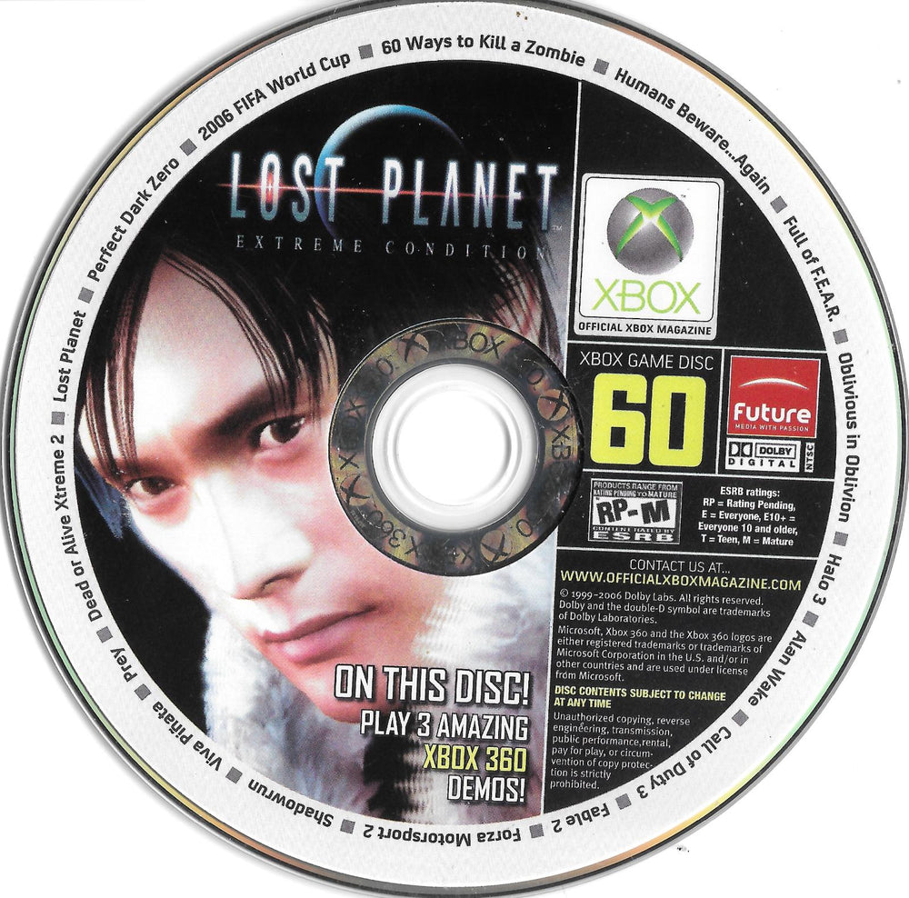 Official Xbox Magazine Demo Disc 60 - Xbox (Online Order Only)
