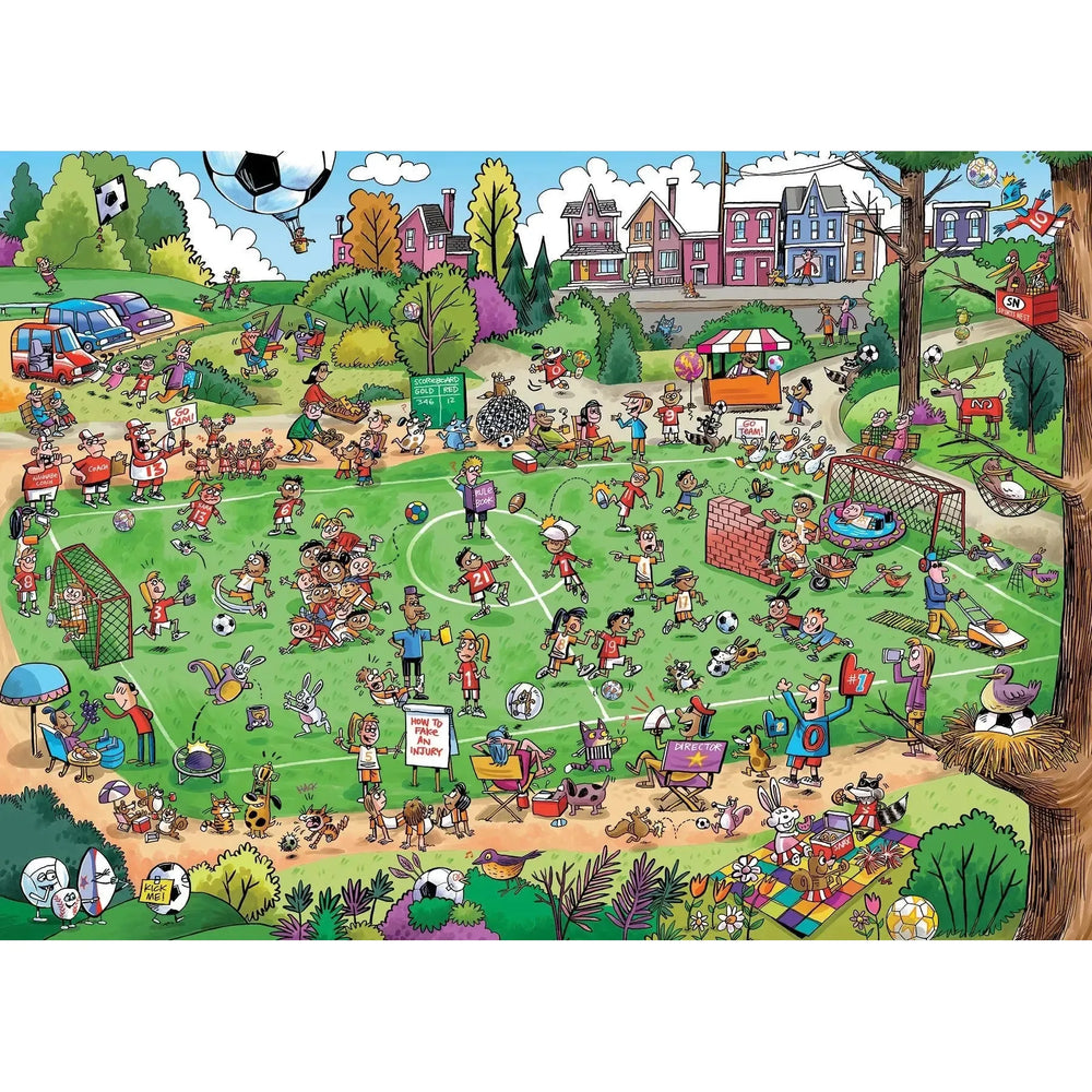 Offside Antics 1000 Piece Jigsaw Puzzle Cobble Hill (ONLINE ORDER ONLY)