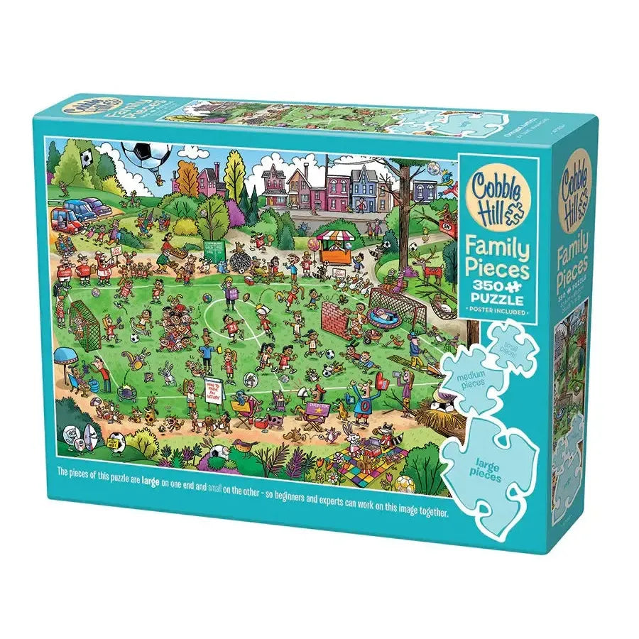 Offside Antics 350 Piece Family Jigsaw Puzzle Cobble Hill