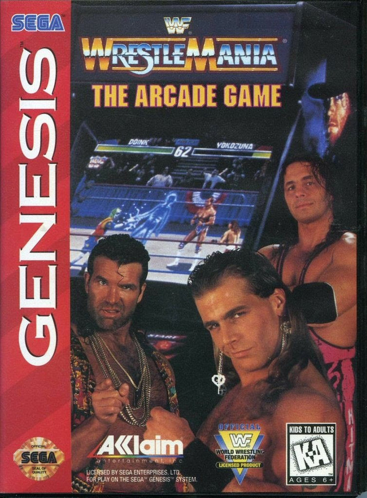 WWF Wrestlemania Arcade Game (Sega Genesis) (ONLINE ORDER ONLY)