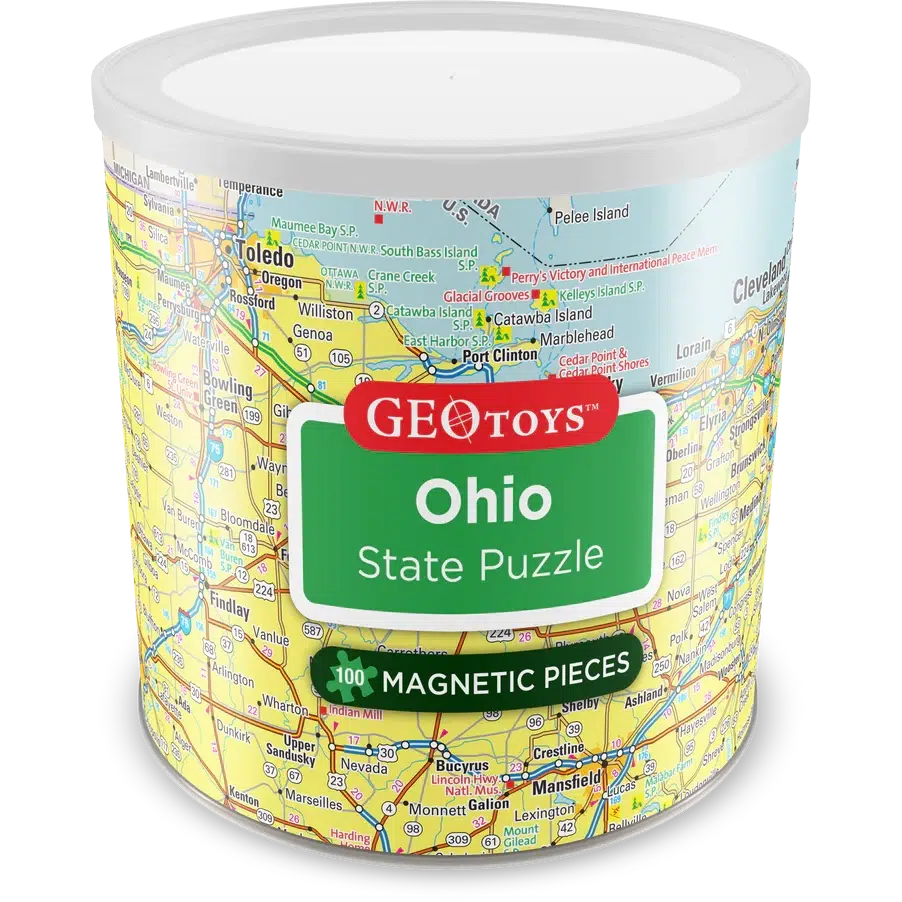 Ohio State 100 Piece Magnetic Jigsaw Puzzle Geotoys (ONLINE ORDER ONLY)