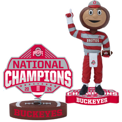 Ohio State Buckeyes 2024 CFP National Champions Bobbleheads