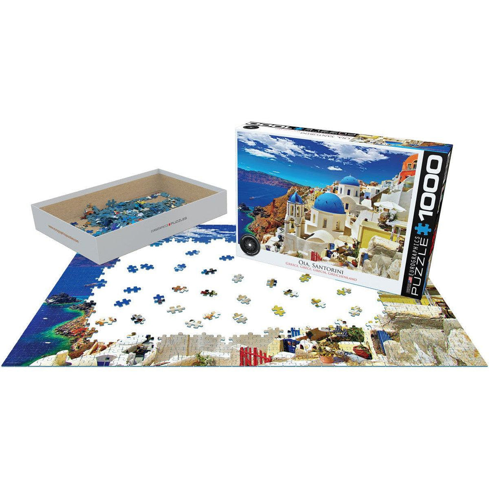 Oia Santorini Greece 1000 Piece Jigsaw Puzzle Eurographics (ONLINE ORDER ONLY)