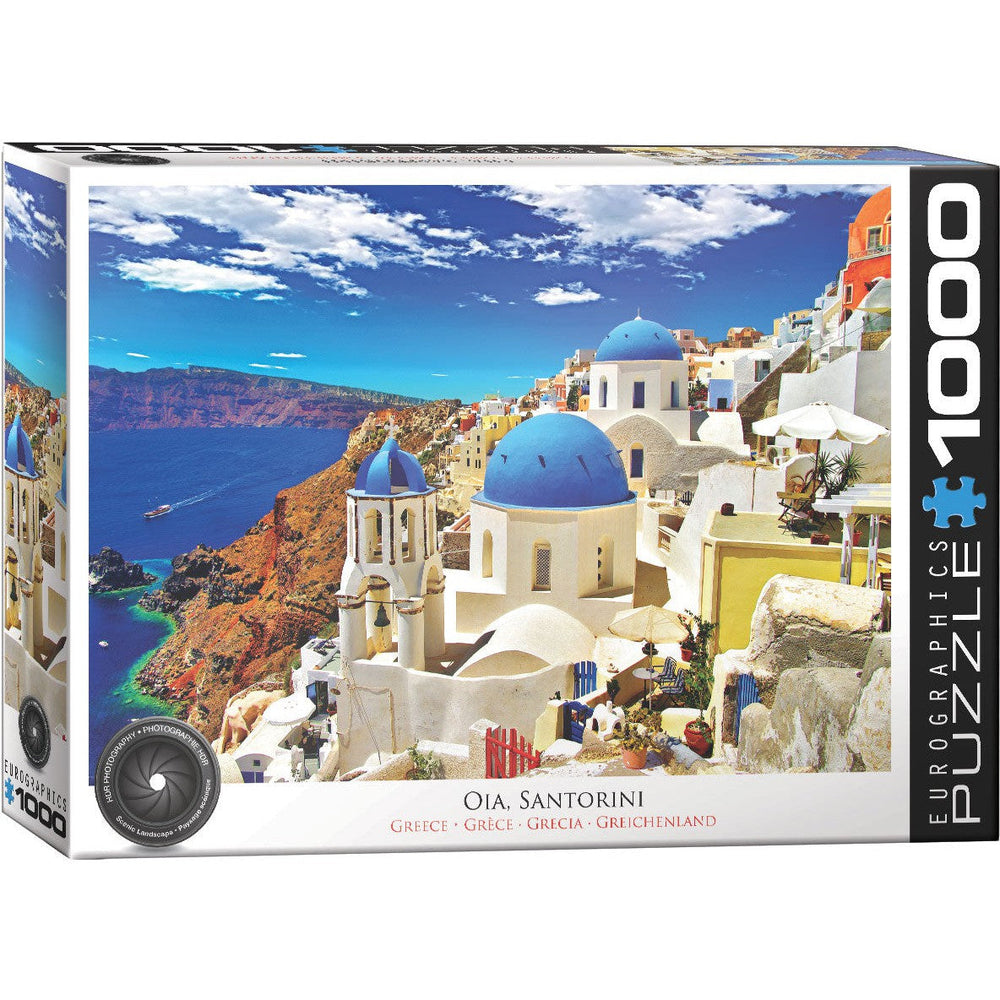 Oia Santorini Greece 1000 Piece Jigsaw Puzzle Eurographics (ONLINE ORDER ONLY)