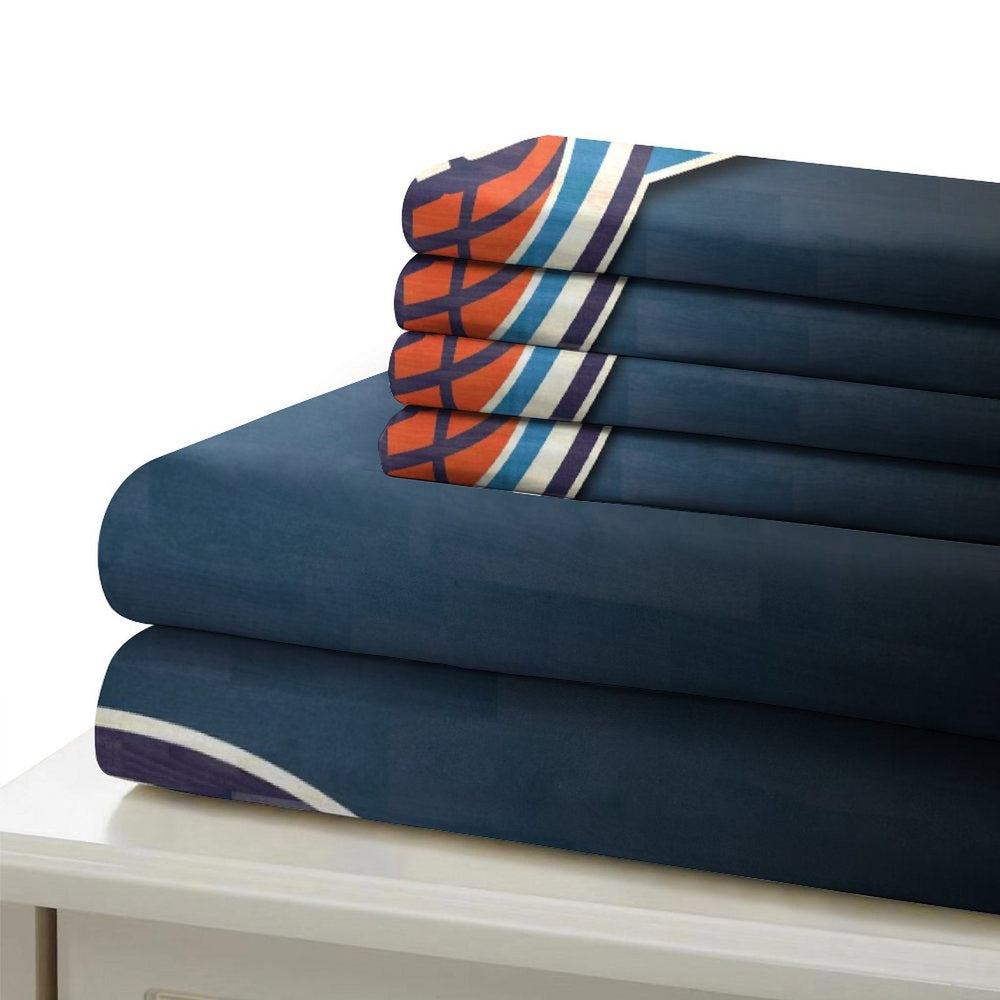 Oklahoma City Thunder Bedding Set Duvet Cover Without Filler (Online Order Only)