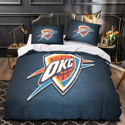 Oklahoma City Thunder Bedding Set Duvet Cover Without Filler (Online Order Only)