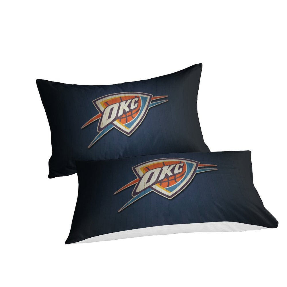 Oklahoma City Thunder Bedding Set Duvet Cover Without Filler (Online Order Only)