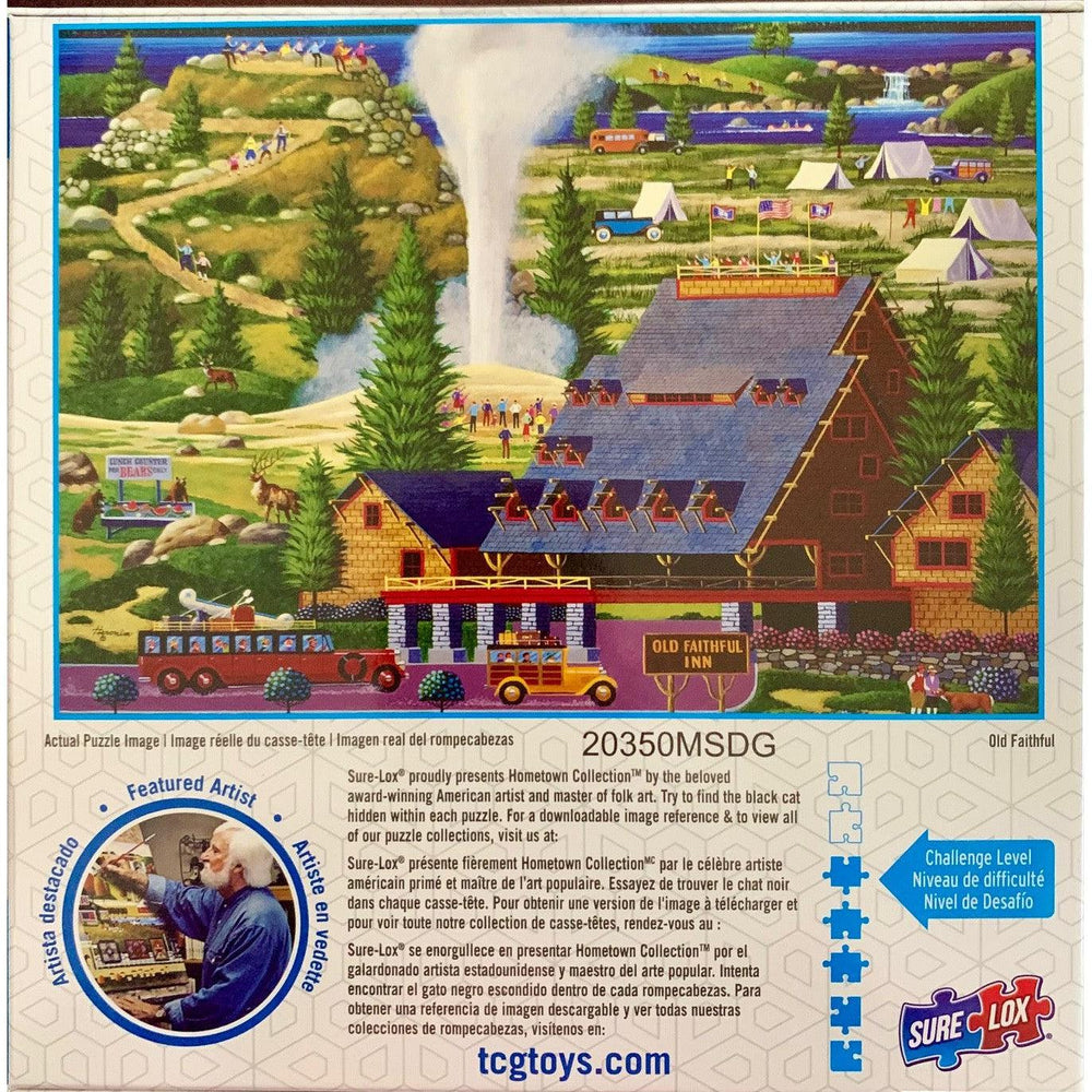 Old Faithful Hometown Collection 1000 Piece Jigsaw Puzzle Sure Lox (ONLINE ORDER ONLY)