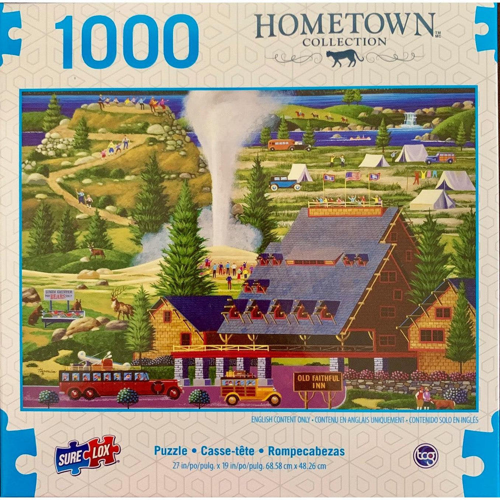 Old Faithful Hometown Collection 1000 Piece Jigsaw Puzzle Sure Lox (ONLINE ORDER ONLY)
