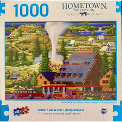 Old Faithful Hometown Collection 1000 Piece Jigsaw Puzzle Sure Lox (ONLINE ORDER ONLY)