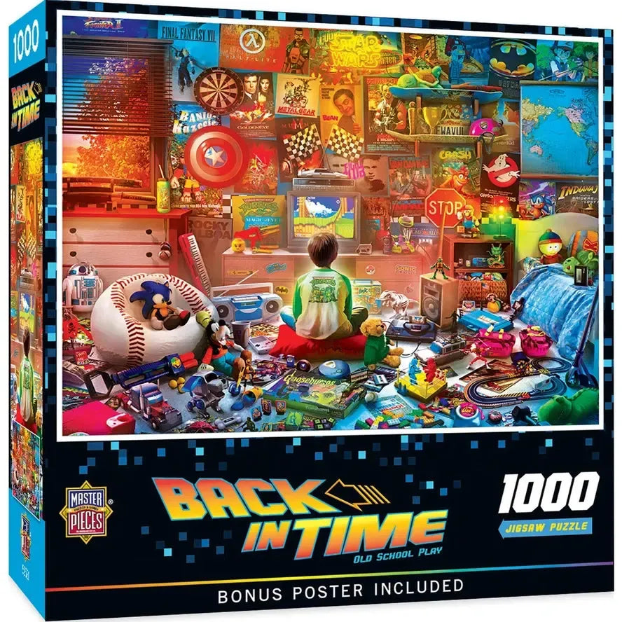 Old School Play Back in Time 1000 Piece Jigsaw Puzzle MasterPieces (ONLINE ORDER ONLY)