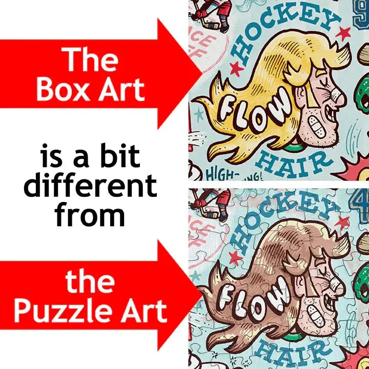 Old Time Hockey "Something's Amiss!" 1000 Piece Jigsaw Puzzle PuzzleTwist (ONLINE ORDER ONLY)