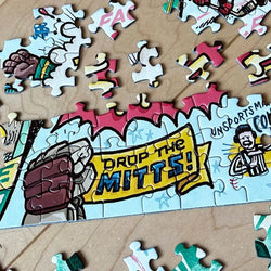 Old Time Hockey "Something's Amiss!" 1000 Piece Jigsaw Puzzle PuzzleTwist (ONLINE ORDER ONLY)