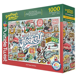 Old Time Hockey "Something's Amiss!" 1000 Piece Jigsaw Puzzle PuzzleTwist (ONLINE ORDER ONLY)