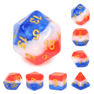 Old Glory RPG Dice Set (ONLINE ORDER ONLY)