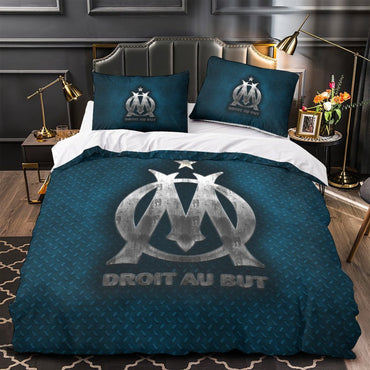 Olympique de Marseille Bedding Set Quilt Cover Without Filler (Online Order Only)