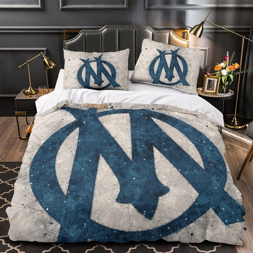 Olympique de Marseille Bedding Set Quilt Cover Without Filler (Online Order Only)
