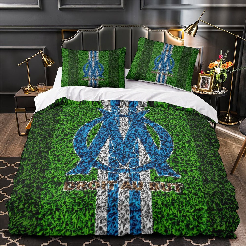 Olympique de Marseille Bedding Set Quilt Cover Without Filler (Online Order Only)