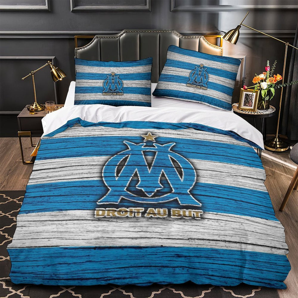 Olympique de Marseille Bedding Set Quilt Cover Without Filler (Online Order Only)