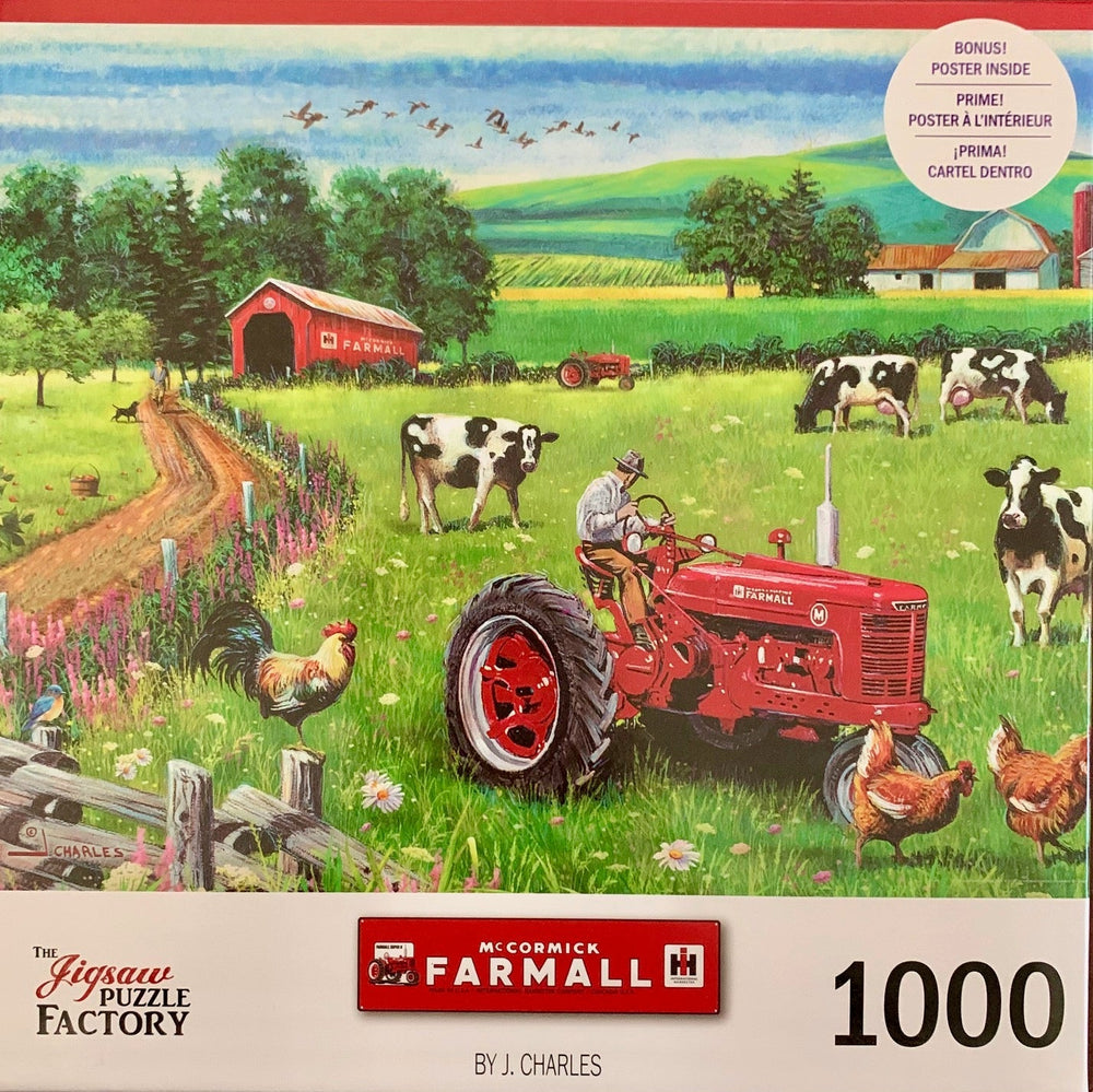 On the Farm McCormick Farmall 1000 Piece Jigsaw Puzzle Leap Year (ONLINE ORDER ONLY)