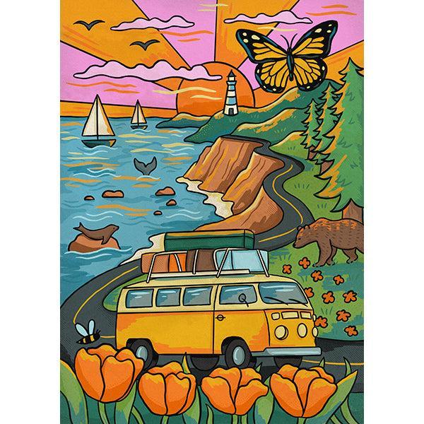 On the Road 500 Piece Jigsaw Puzzle Holiyay