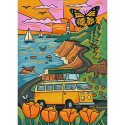 On the Road 500 Piece Jigsaw Puzzle Holiyay