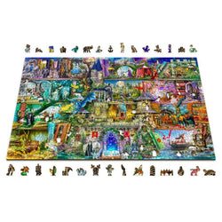 Once Upon a Fairytale 2000 Piece Wood Jigsaw Puzzle Wooden City (ONLINE ORDER ONLY)