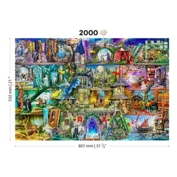Once Upon a Fairytale 2000 Piece Wood Jigsaw Puzzle Wooden City (ONLINE ORDER ONLY)