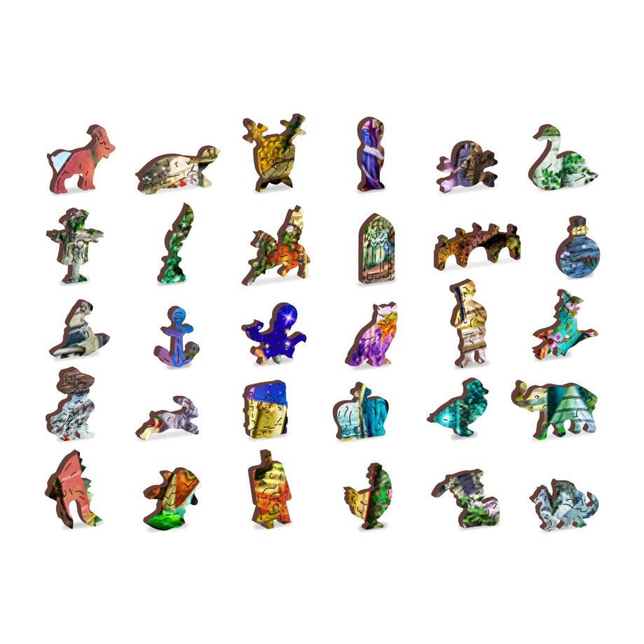 Once Upon a Fairytale 2000 Piece Wood Jigsaw Puzzle Wooden City (ONLINE ORDER ONLY)